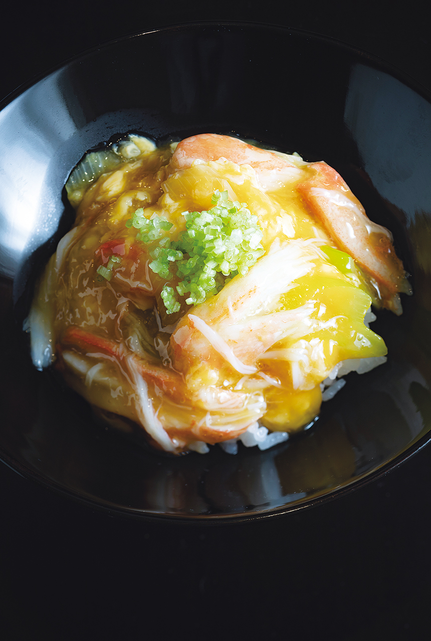 蟹玉丼